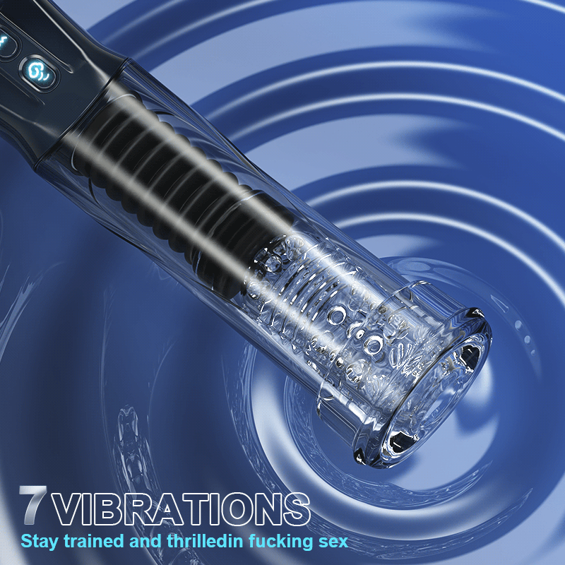 [Free Shipping] Cupsland 7 Vibrating 3 Sucking Enhance Erection and Masturbation 2 in 1 Penis Pump AcmeJoy