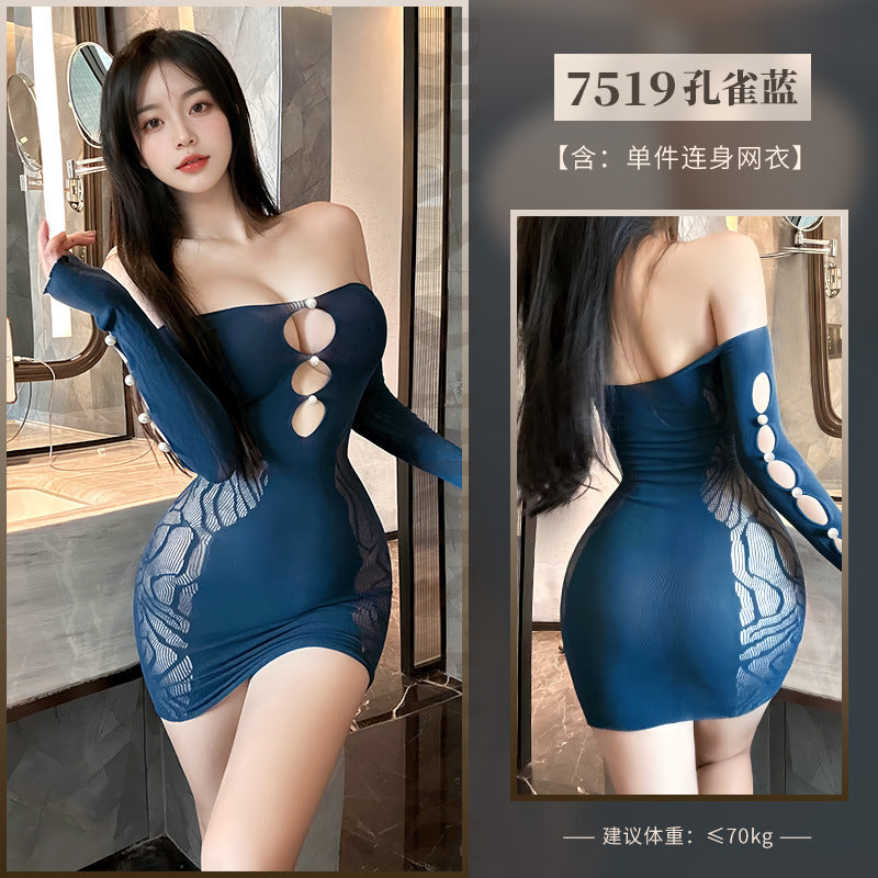 Sheer Mesh Tight-Fit Bodycon Dress – Sexy Night Out Lingerie - NiteBond