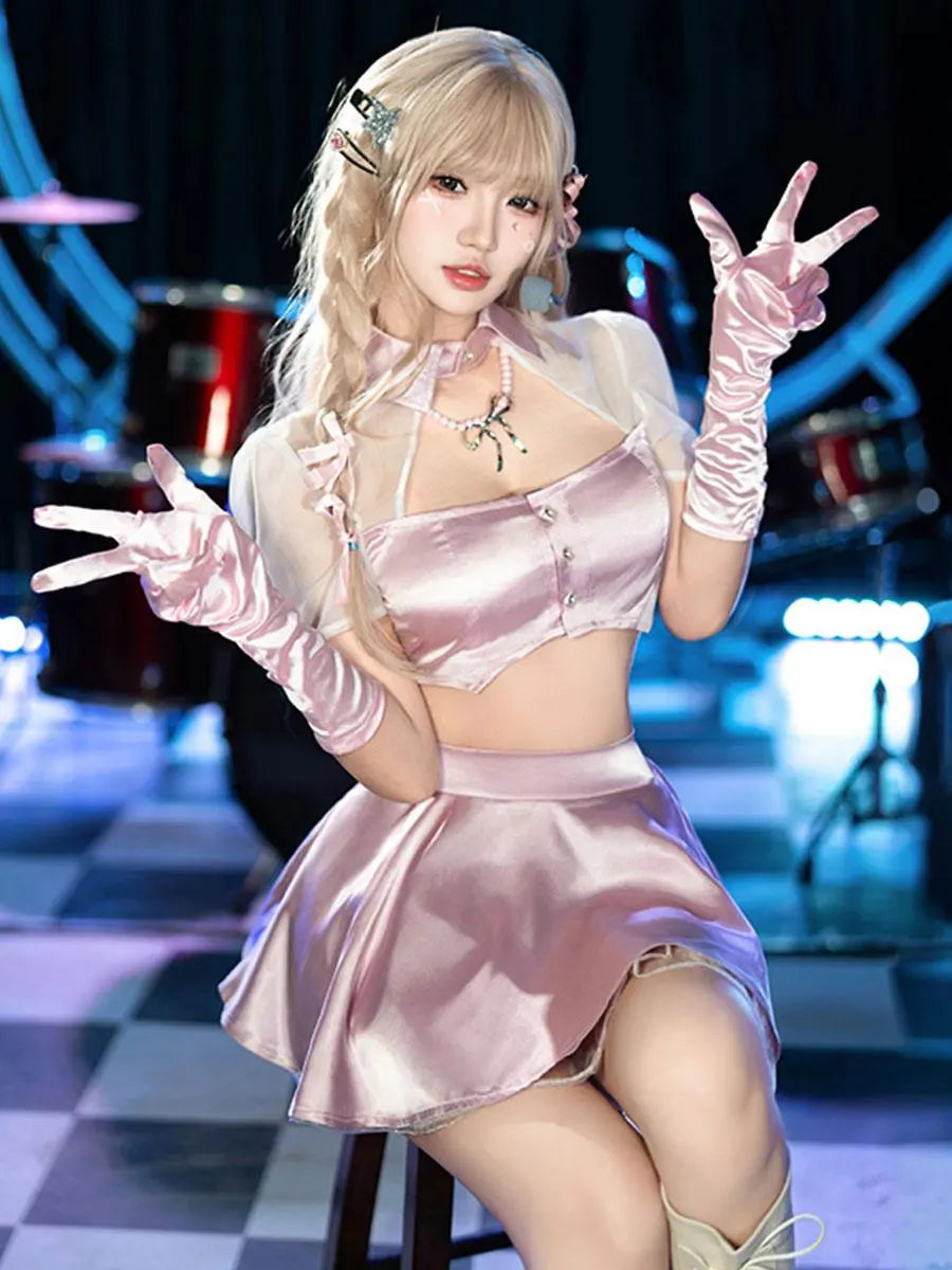 KPOP Girl Group Performance Crop Top Set - NiteBond